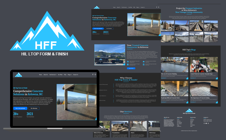 Hill Top Form and Finish project screenshot