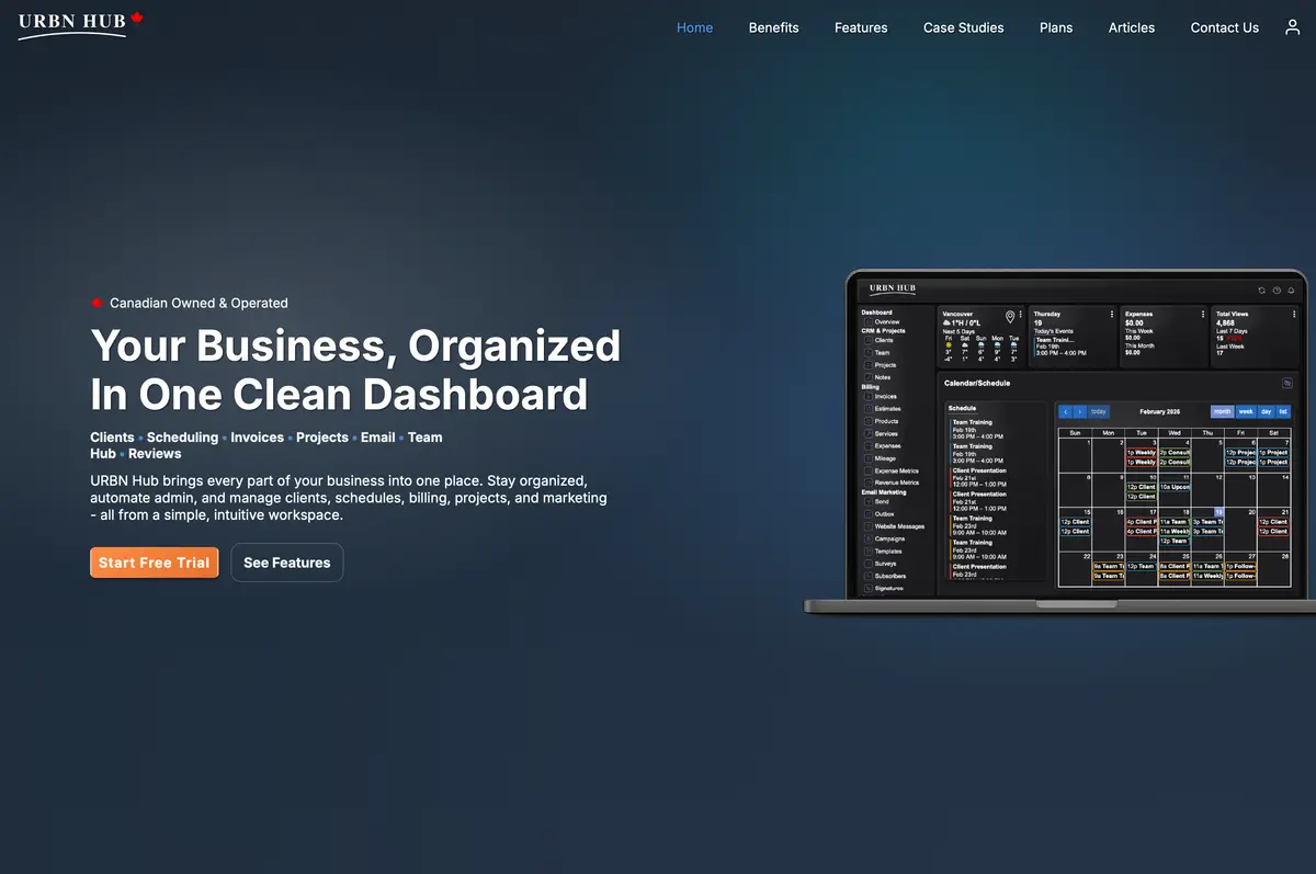 URBN Hub project screenshot